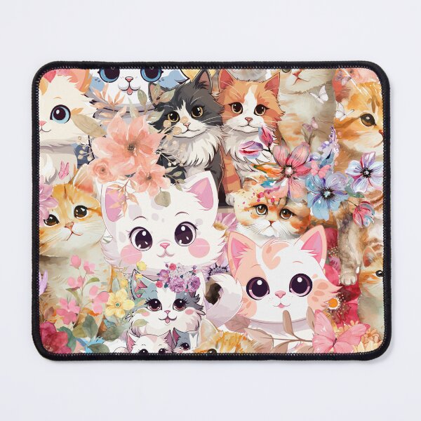 Item preview, Kitty Flower Friends  designed and sold by davechi-stone.