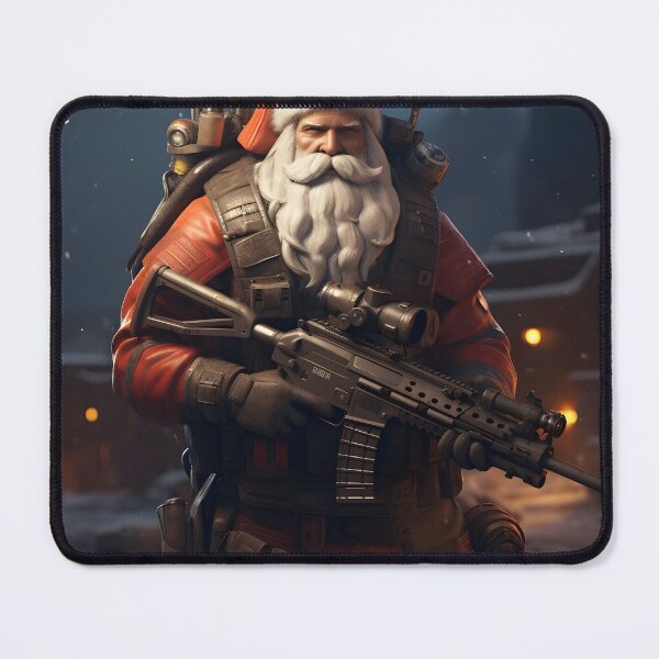 Item preview, tactical christmas santa claus holiday print, designed and sold by dcrc.