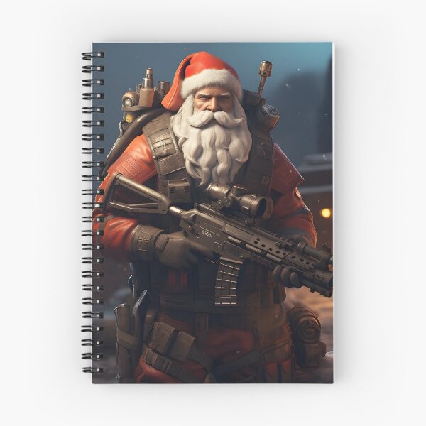 Item preview, tactical christmas santa claus holiday print, designed and sold by dcrc.