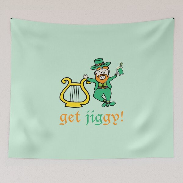 Artikelvorschau, Holen Sie sich Jiggy! - Kobold zum St. Patrick's Day entworfen und verkauft von Tim Veiga.