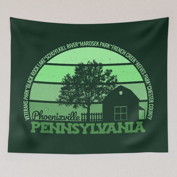 Item preview, Phoenixville Pennsylvania Sunset Retro Vintage Local Pride Logo designed and sold by CRHPOD20.