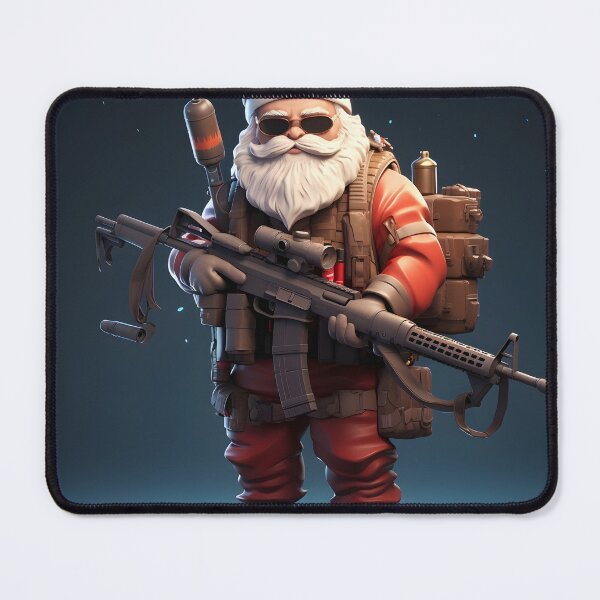 Item preview, tactical christmas santa claus holiday print, designed and sold by dcrc.