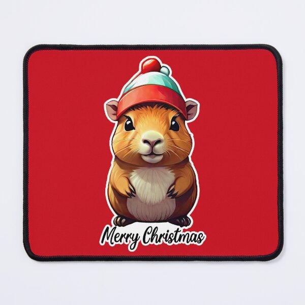 Item preview, Capybara Christmas, Christmas Animals, Cute Adorable Funny Capybara designed and sold by Porcupine Tees ⭐⭐⭐⭐⭐.