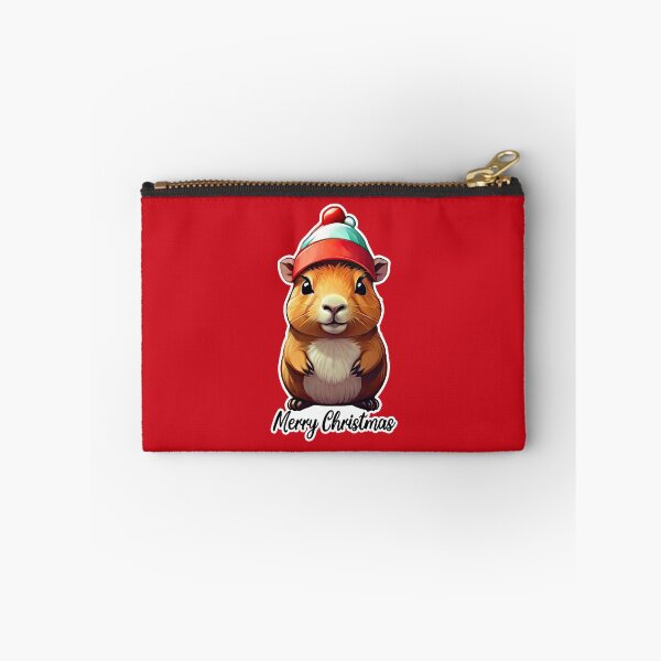 Artikelvorschau, Capybara-Weihnachten, Weihnachtstiere, süße, entzückende, lustige Capybara entworfen und verkauft von Porcupine Tees ⭐⭐⭐⭐⭐.