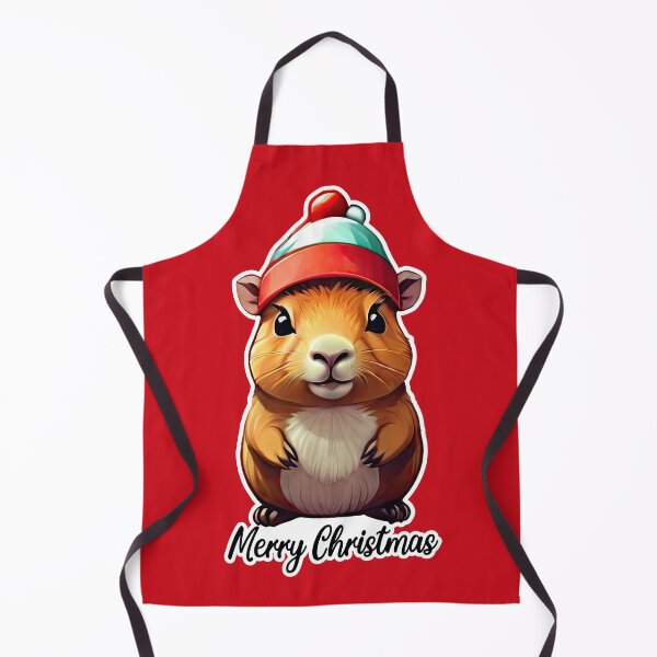 Item preview, Capybara Christmas, Christmas Animals, Cute Adorable Funny Capybara designed and sold by Porcupine Tees ⭐⭐⭐⭐⭐.