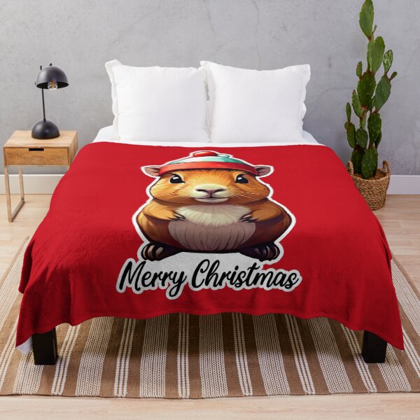 Item preview, Capybara Christmas, Christmas Animals, Cute Adorable Funny Capybara designed and sold by Porcupine Tees ⭐⭐⭐⭐⭐.