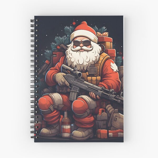 Aperçu de l'œuvre impression tactique de vacances du père Noël de Noël créée et vendue par dcrc.