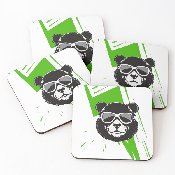 Item preview, Chill Bear Market Green designed and sold by WageSlavery.