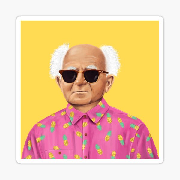 Item preview, Hipster David Ben Gurion designed and sold by gabyfai.