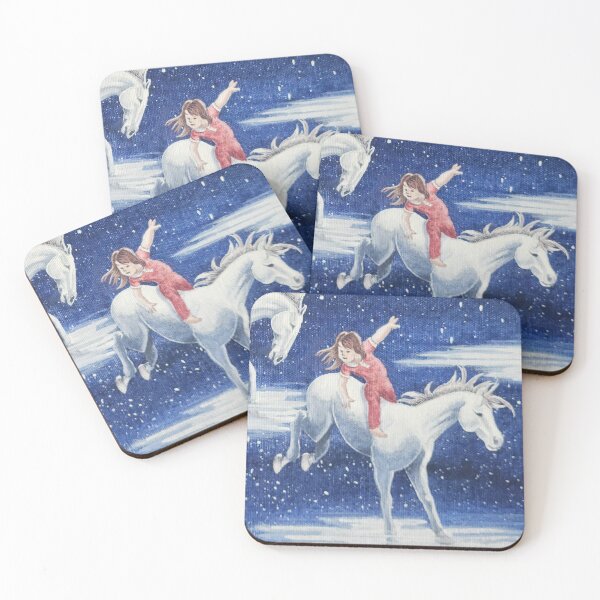 Item preview, Little Horse Rider in a Starry Night designed and sold by JoJoPonies.