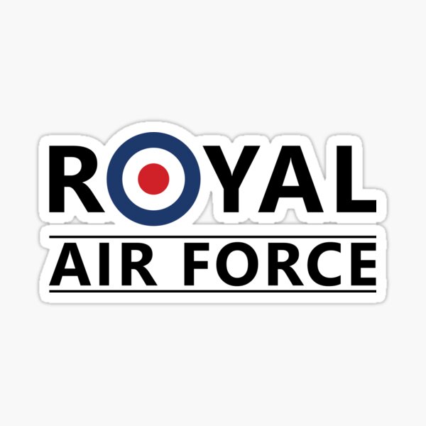 Vista previa del artículo con la obra «Fuerza Aérea de la RAF», diseñado y vendido por wishyfish.