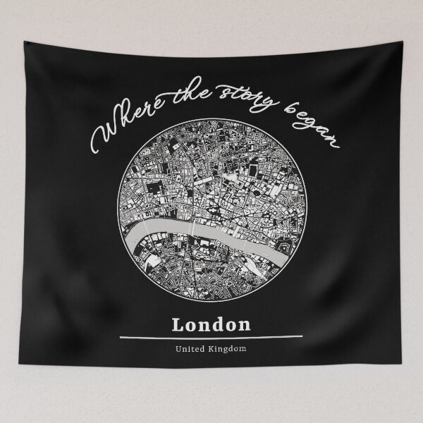Item preview, Where The Story Began UK London Hometown City designed and sold by Ninety9Secrets.
