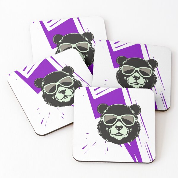 Item preview, Chill Bear Market Purple designed and sold by WageSlavery.