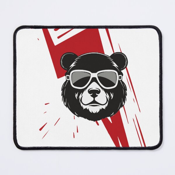 Item preview, Chill Bear Market Red designed and sold by WageSlavery.