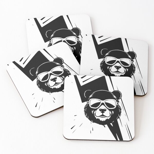 Item preview, Chill Bear Market Black designed and sold by WageSlavery.