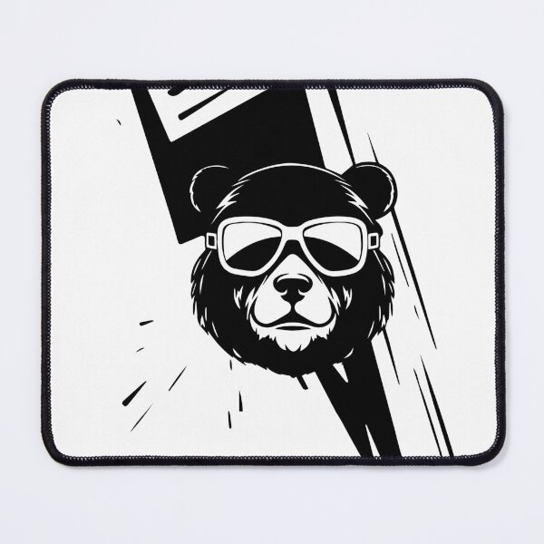 Item preview, Chill Bear Market Black designed and sold by WageSlavery.