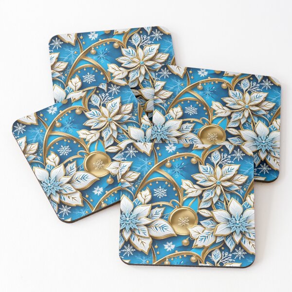 Item preview, Gilded Snowflake Flower Blooms designed and sold by TheLastGarden.