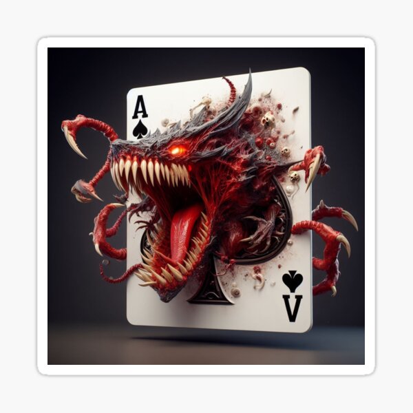 Poker Monster #1 Sticker