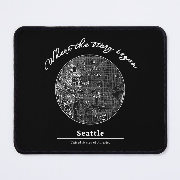 Item preview, Where The Story Began USA Seattle Hometown City designed and sold by Ninety9Secrets.