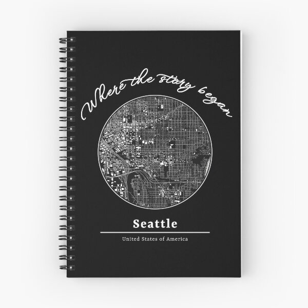 Item preview, Where The Story Began USA Seattle Hometown City designed and sold by Ninety9Secrets.