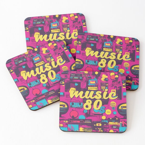 Item preview, retro music 80s art designed and sold by inkArtistryfine.