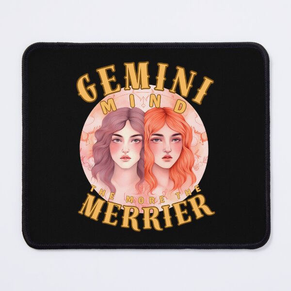 Item preview, Gemini Mind: The More, The Merrier. gemini zodiac sign designed and sold by ZodiacWonders.