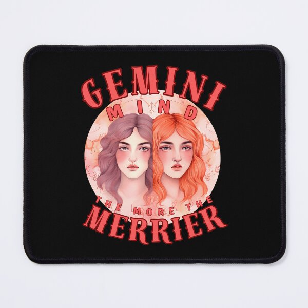 Item preview, Gemini Mind: The More, The Merrier. gemini astrology designed and sold by ZodiacWonders.