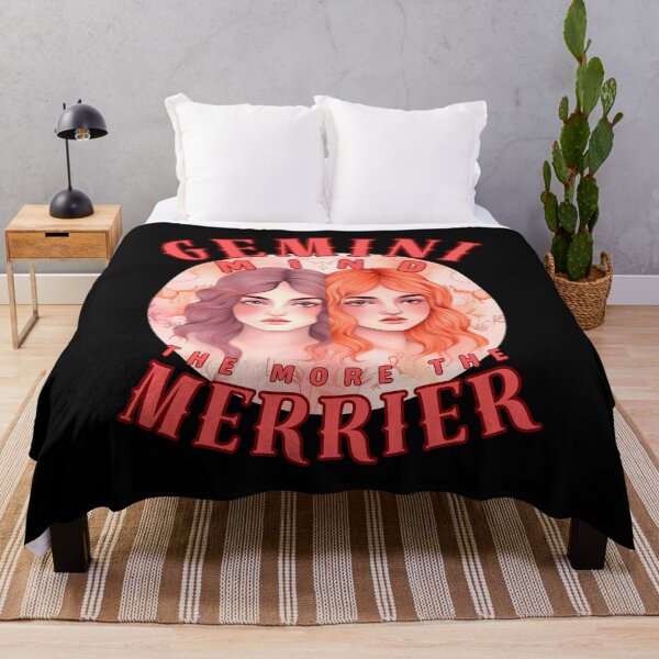 Item preview, Gemini Mind: The More, The Merrier. gemini astrology designed and sold by ZodiacWonders.