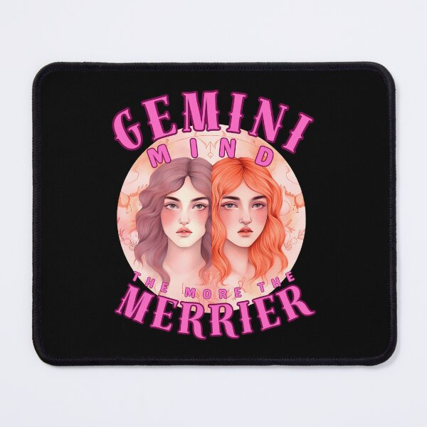 Item preview, Gemini Mind: The More, The Merrier. gemini astrological sign designed and sold by ZodiacWonders.