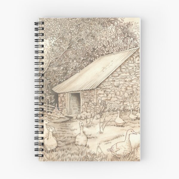 Item preview, Old Ancrum Pastoral (pencil, ink and wash on paper) designed and sold by Painting By Nature.