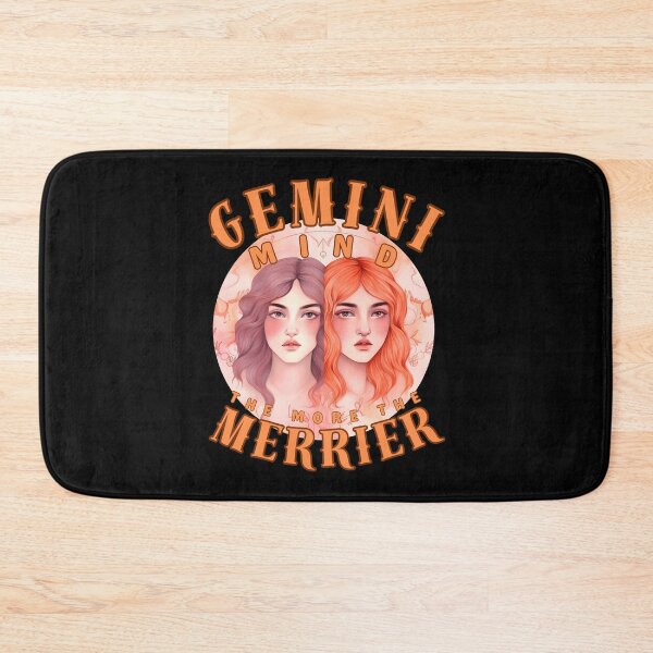 Item preview, Gemini Mind: The More, The Merrier. gemini quote designed and sold by ZodiacWonders.