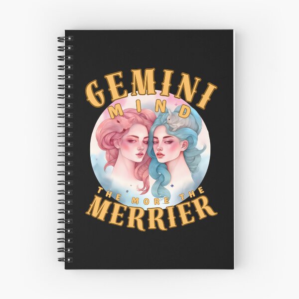 Item preview, Gemini Mind: The More, The Merrier. gemini funny designed and sold by ZodiacWonders.