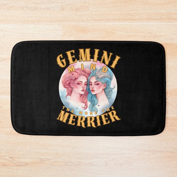 Item preview, Gemini Mind: The More, The Merrier. gemini funny designed and sold by ZodiacWonders.