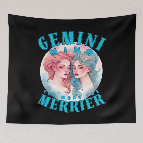 Item preview, Gemini Mind: The More, The Merrier. gemini may designed and sold by ZodiacWonders.