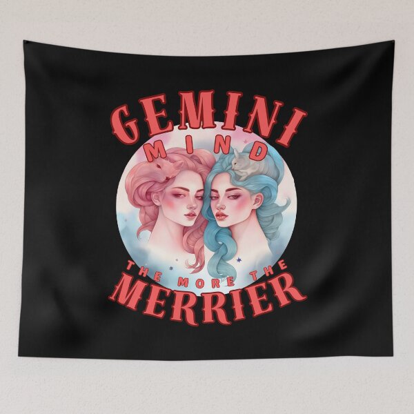 Item preview, Gemini Mind: The More, The Merrier. gemini june designed and sold by ZodiacWonders.