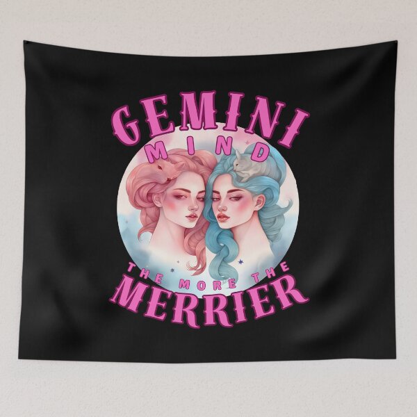 Item preview, Gemini Mind: The More, The Merrier. gemini lovers designed and sold by ZodiacWonders.