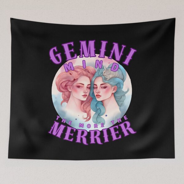 Item preview, Gemini Mind: The More, The Merrier. gemini season designed and sold by ZodiacWonders.