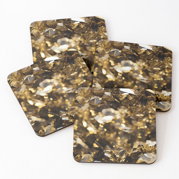 Item preview, Golden Chaos: Shattered Coins & Tortured Luster Expressionism designed and sold by polonuim210.