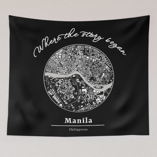 Item preview, Where The Story Began Philippines Manila Hometown City designed and sold by Ninety9Secrets.