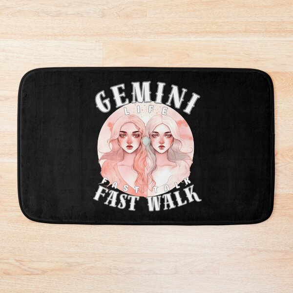 Item preview, Gemini Life: Fast Talk, Fast Walk designed and sold by ZodiacWonders.