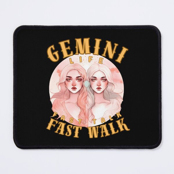 Item preview, Gemini Life: Fast Talk, Fast Walk. gemini zodiac sign designed and sold by ZodiacWonders.