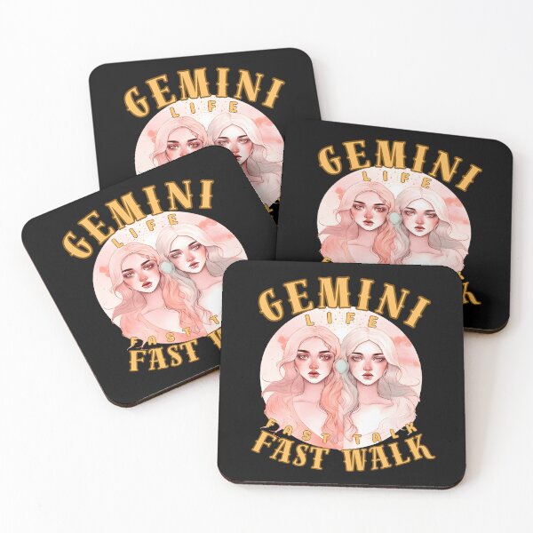 Item preview, Gemini Life: Fast Talk, Fast Walk. gemini zodiac sign designed and sold by ZodiacWonders.