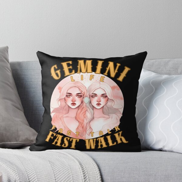 Item preview, Gemini Life: Fast Talk, Fast Walk. gemini zodiac sign designed and sold by ZodiacWonders.