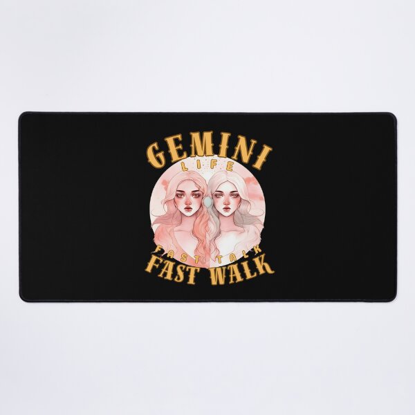 Item preview, Gemini Life: Fast Talk, Fast Walk. gemini zodiac sign designed and sold by ZodiacWonders.