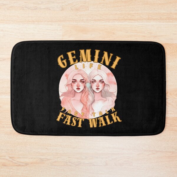 Item preview, Gemini Life: Fast Talk, Fast Walk. gemini zodiac sign designed and sold by ZodiacWonders.