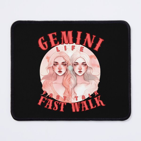 Item preview, Gemini Life: Fast Talk, Fast Walk. gemini astrology designed and sold by ZodiacWonders.