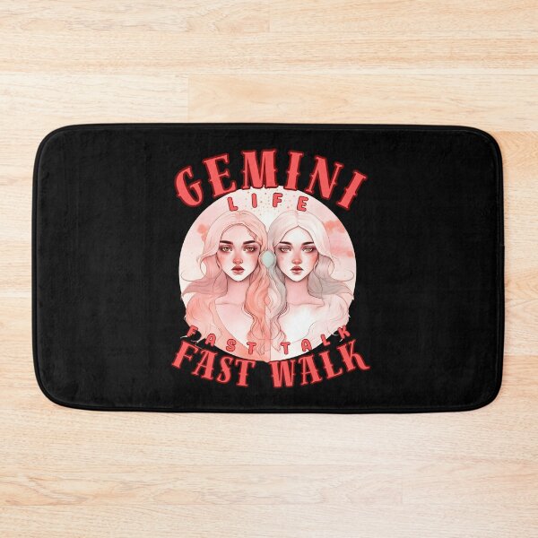 Item preview, Gemini Life: Fast Talk, Fast Walk. gemini astrology designed and sold by ZodiacWonders.