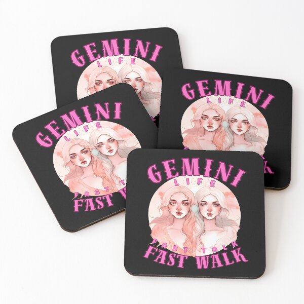 Item preview, Gemini Life: Fast Talk, Fast Walk. gemini astrological sign designed and sold by ZodiacWonders.