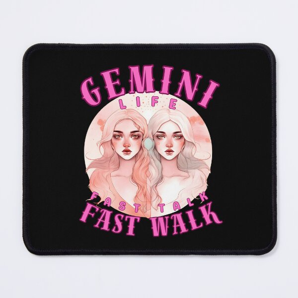 Item preview, Gemini Life: Fast Talk, Fast Walk. gemini astrological sign designed and sold by ZodiacWonders.