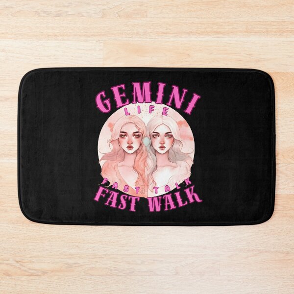 Item preview, Gemini Life: Fast Talk, Fast Walk. gemini astrological sign designed and sold by ZodiacWonders.